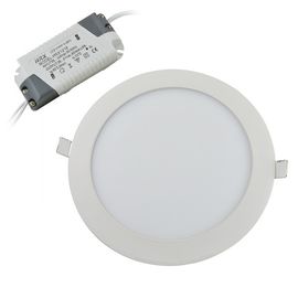 Luzes de painel brancas mornas do diodo emissor de luz do círculo, luz de painel conduzida redonda do teto de 12 W
