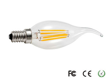 Cor decorativa que muda 4 o bulbo E26 da vela do filamento do diodo emissor de luz de W C35 para a lâmpada de cristal